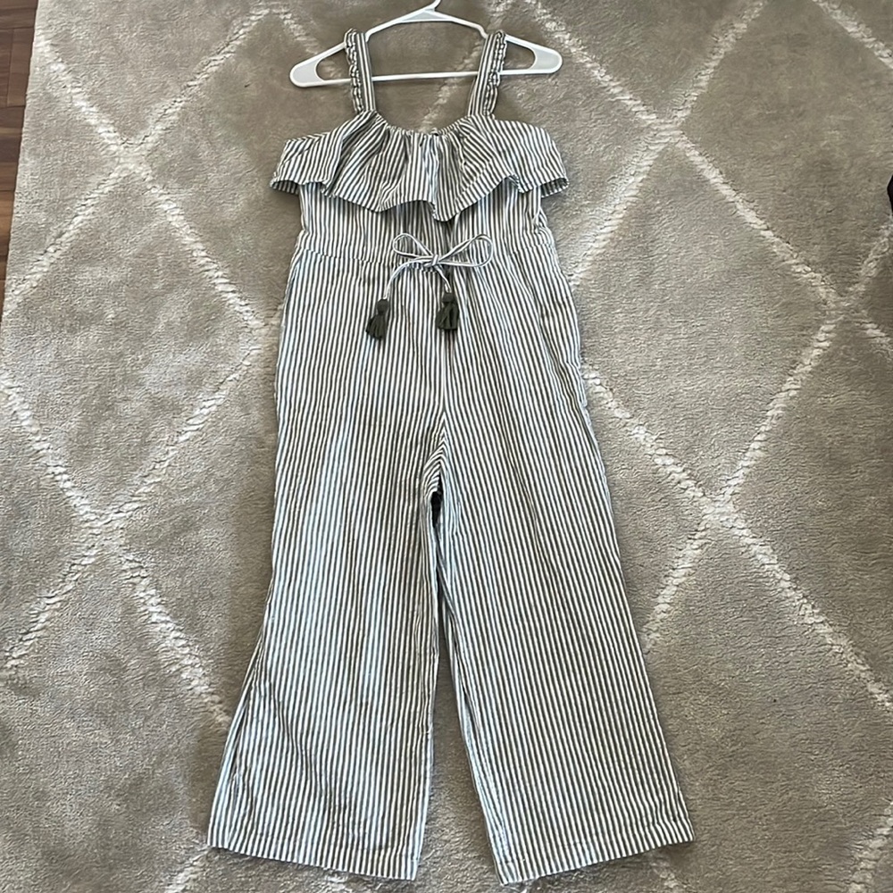 Zara Striped Jumpsuit